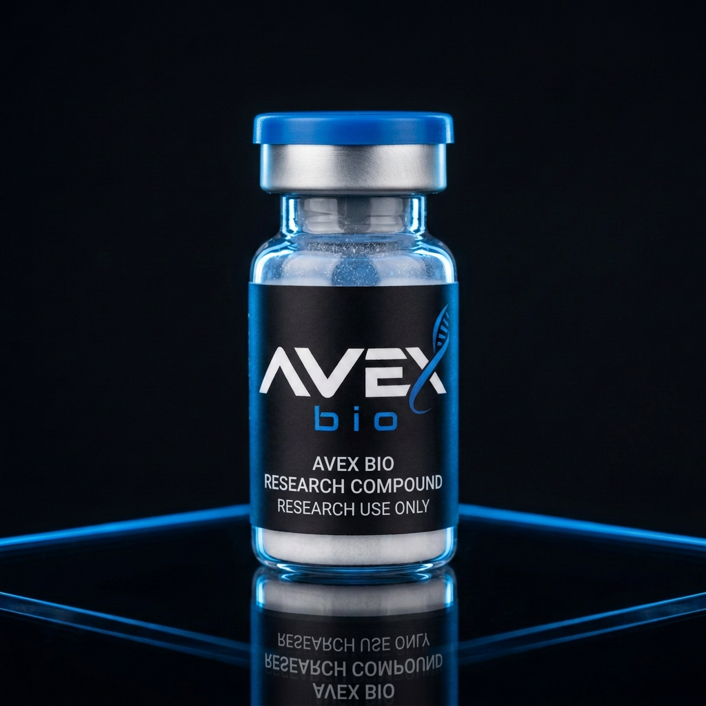 Illustrative Avex Bio research vial for Tirzepatide